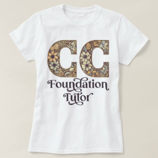 T-shirt CC Fondations Tutor Conversation classique Floral