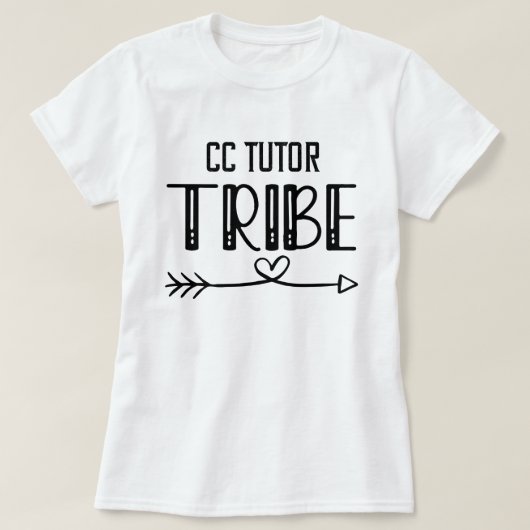 T-shirt CC Tutor Tribe Conversations classiques Homeschool (Design devant)
