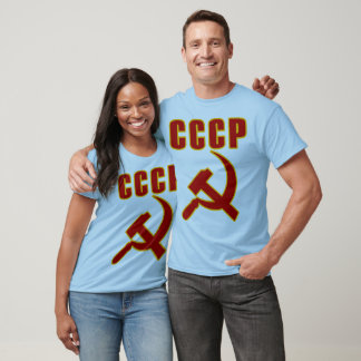 T-shirt ccp ussr marteau et faucille