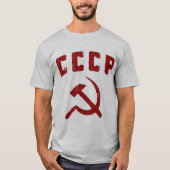 T-shirt ccp vintage ussr marteau et faucille (Devant)