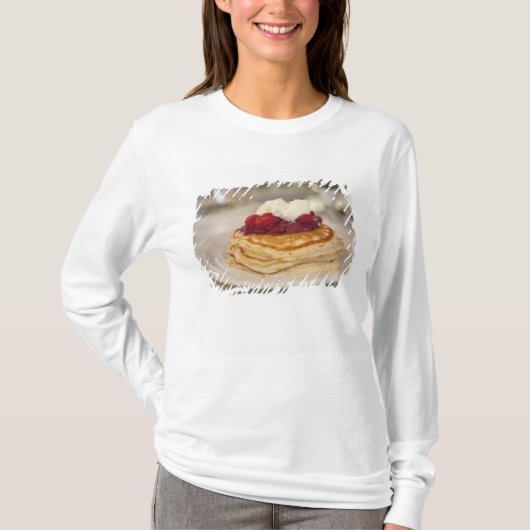 T-shirt Ccrêpes aux framboises (Devant)