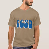 T-shirt CCSU Central Connecticut State University 2 (Devant)