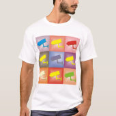T-shirt CCTV Pop Art (Devant)
