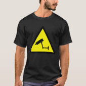 T-shirt CCTV Surveillance Security Camera Closed Circuit P (Devant)