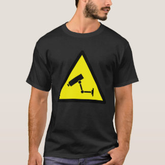 T-shirt CCTV Surveillance Security Camera Closed Circuit P
