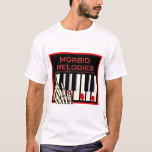 T-shirt CD de logo de mélodies morbides