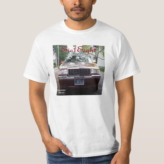 T-shirt cd de premier album à Sic1Eight (Devant)