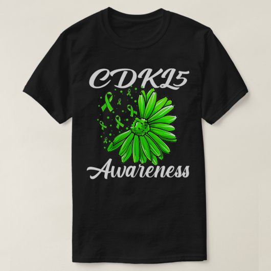 T-shirt CDKL5 Awareness epileptic encephalopathy Related L (Design devant)