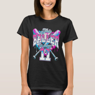 T-shirt Ce Baller Est Maintenant 11 Ice Cream Baseball Dri