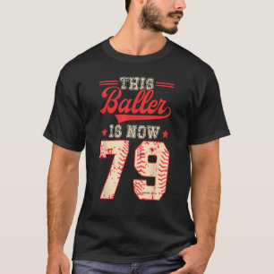 T-shirt Ce Baller Est Maintenant 79 Baseball Knuckleballer