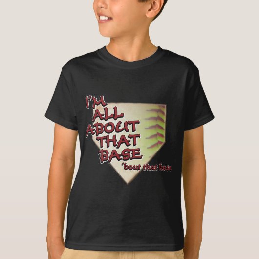 T-shirt Ce base-ball bas de Fastpitch (Devant)
