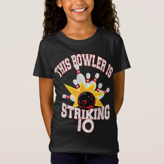 T-Shirt Ce Bowler Frappe 10e Anniversaire 10 Ans (Devant)