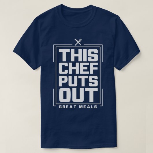 T-shirt Ce Chef Propose De Grands Repas Chef Essentiel TSh (Design devant)