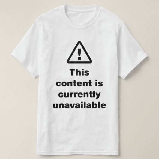 T-shirt ⚠ Ce contenu est actuellement indisponible (Design devant)
