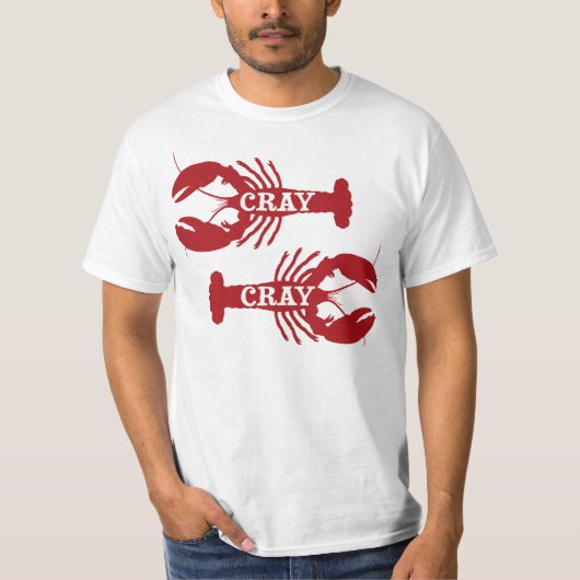 T-shirt Ce crustacé d'écrevisses de Cray Cray (Devant)