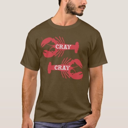 T-shirt Ce crustacé d'écrevisses de Cray Cray (Devant)