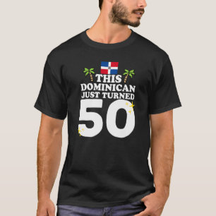 T-shirt Ce Dominicain vient de tourner 50 Dominicano 50e B