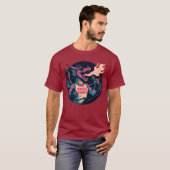 T-shirt Ce dragon crache le feu (Devant entier)