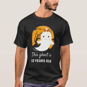 T-shirt Ce Fantôme A 13 Ans Halloween Novelty Cute
