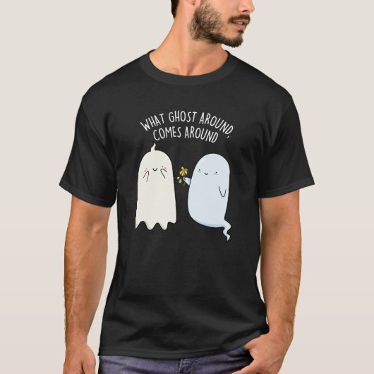 T-shirt Ce Fantôme Arrive Autour Du Jeu Halloween (Devant)