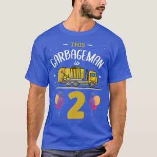 T-shirt Ce Garbageman est 2 2e anniversaire Garbage Truck
