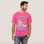 T-shirt Ce Garçon Aime Les Chats Et Chiens Chat Amoureux d (Devant entier)