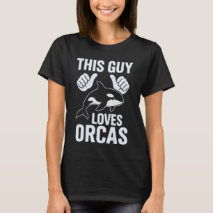 T-shirt Ce garçon aime les orques animal marin plongeur Th