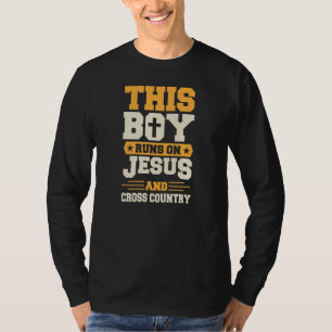 T-shirt Ce garçon court sur Jésus et Christian Cross Count