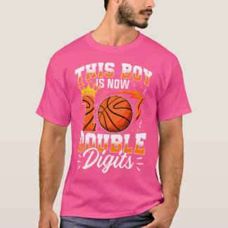 T-shirt Ce Garçon Double Chiffres Basketball 10 ans Garçon