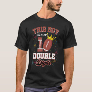 T-shirt Ce Garçon Est Maintenant 10 Double Chiffres Annive