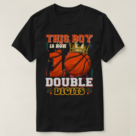T-shirt Ce Garçon Est Maintenant 10 Double Chiffres Lover (Design devant)