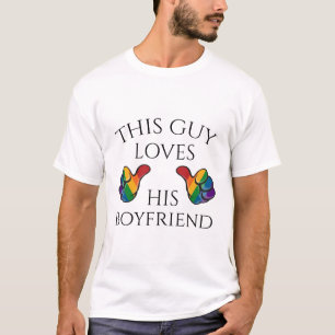 T-shirt Ce Gars aime son petit ami