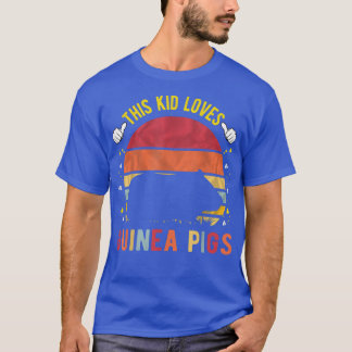 T-shirt Ce gosse aime Guinée Chiens garçons et filles Guin