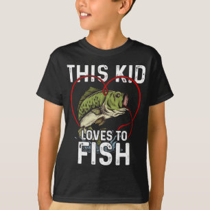 T-shirt Ce gosse aime pêcher Pêche Enfants Pêcheur