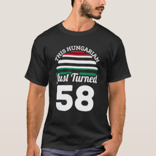 T-shirt Ce Hongrois vient de tourner 58 Hongrie 58ème anni