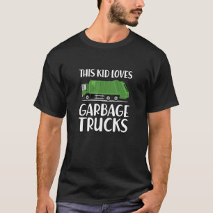 T-shirt Ce Jeune Aime Les Garbage Trucks Recycler Trash Ga