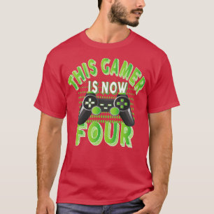 T-shirt Ce Joueur Est Maintenant Vidéo Garçon De Quatre An