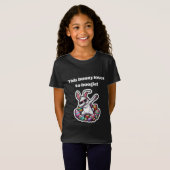 T-Shirt Ce lapin adore faire du bogie ! (Devant entier)