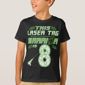 T-shirt Ce Laser Tag Warrier est 8 Jeu 8e Anniversaire