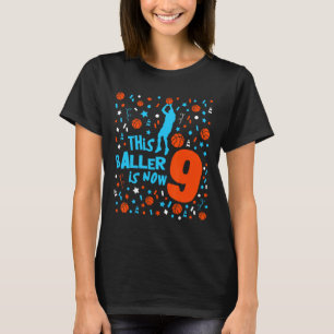 T-shirt Ce Ller a maintenant 9 ans - Sketch de 9e annivers