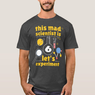 T-shirt Ce Mad Scientifique est 6 Anniversaire Sixième 6èm