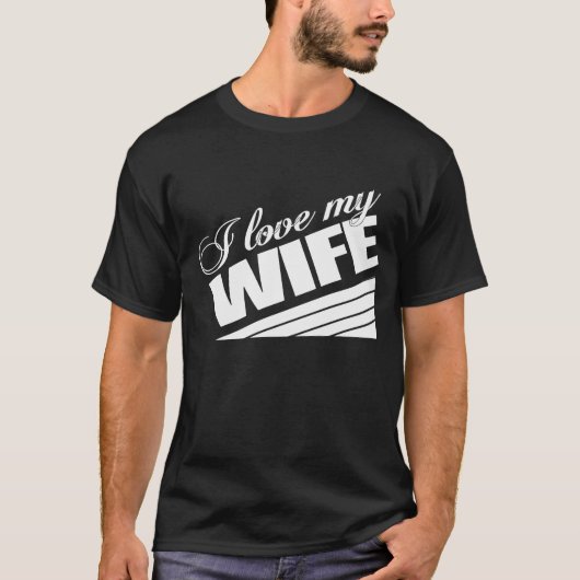 T-shirt Ce mari aime sa femme (Devant)