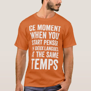 T-shirt ce moment où vous démarrez le distributeur en deux