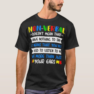 T-shirt Ce Ne Signifie Pas Que La Journée Mondiale De L'Au