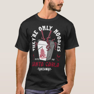 T-shirt Ce Ne Sont Que Des Nouilles - Père Noël Carla Chin