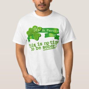 T-shirt Ce n'est aucune heure d'être sobre