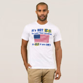 T-shirt Ce n'est pas B.S. Pour aimer votre pays (Devant entier)