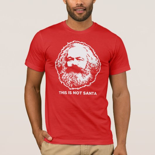 T-shirt Ce n'est pas chemise de Père Noël (Devant)