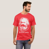 T-shirt Ce n'est pas chemise de Père Noël (Devant entier)