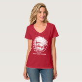 T-shirt Ce n'est pas chemise de Père Noël (Devant entier)
